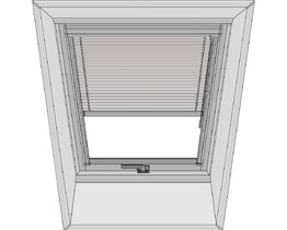 Roletai stogo langui FAKRO AJP 55x98 smėlio spalvos